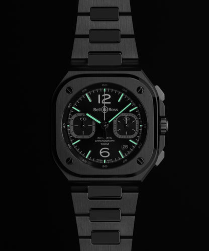 Bell & Ross BR-05 Chrono Black Steel