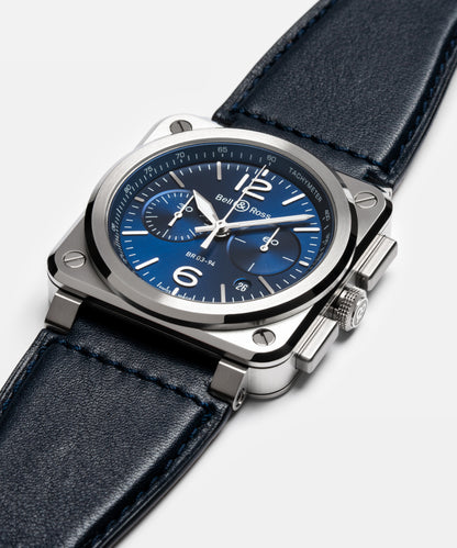 Bell & Ross BR-03 Chrono Blue Steel