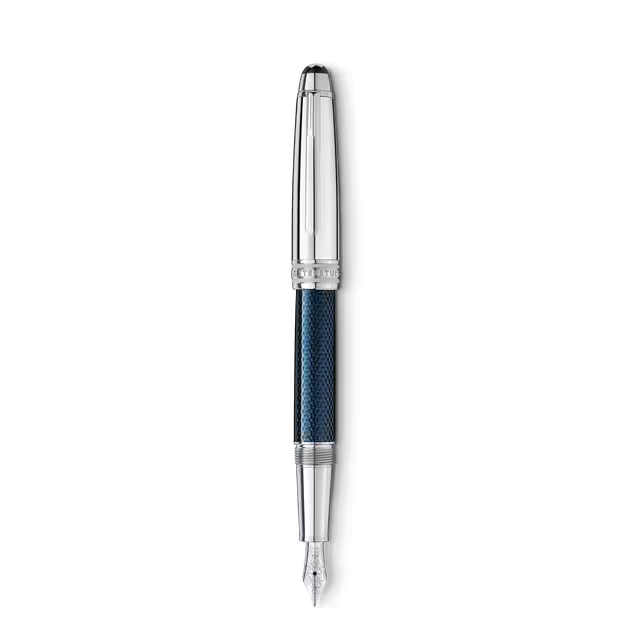 Montblanc Meisterstück Solitaire Doué Blue Hour Classique Fountain Pen