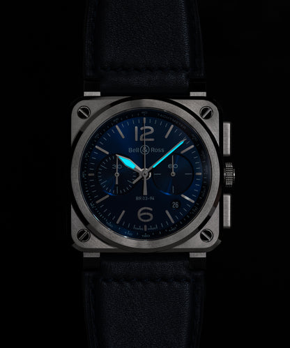 Bell & Ross BR-03 Chrono Blue Steel