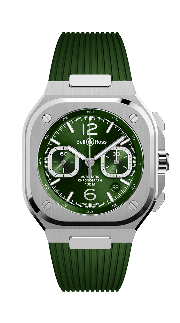 Bell & Ross BR-05 chrono green steel