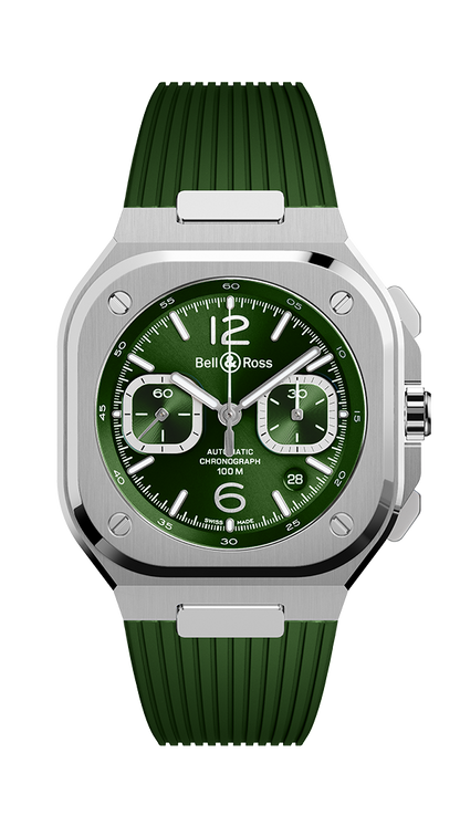 Bell & Ross BR-05 chrono green steel