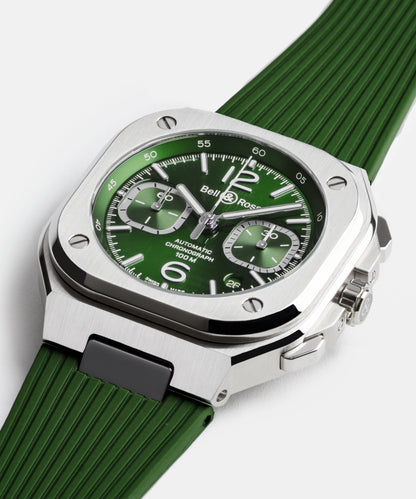 Bell & Ross BR-05 chrono green steel