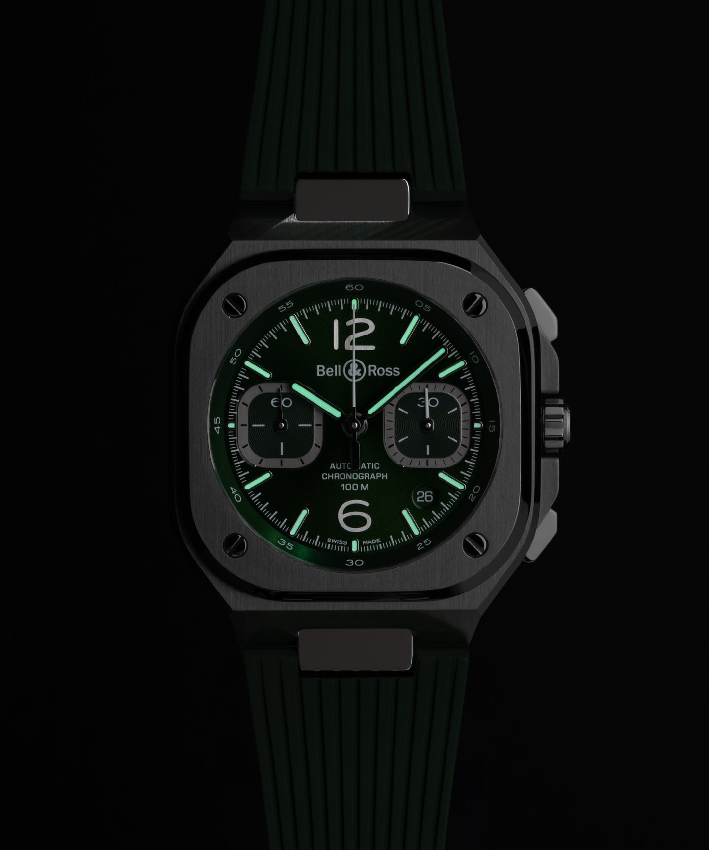 Bell & Ross BR-05 chrono green steel