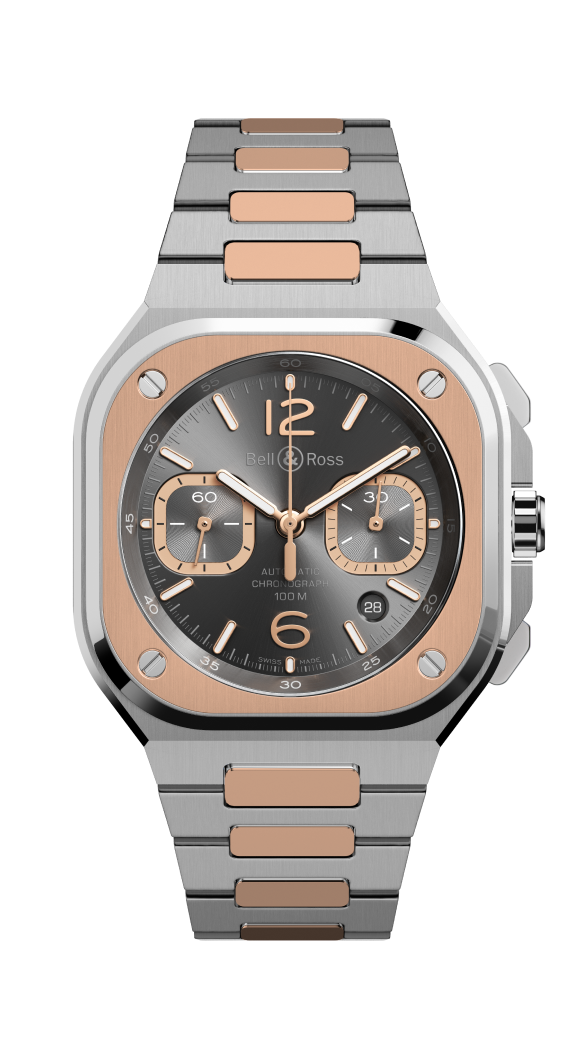 Bell & Ross BR-05 Chrono Grey Steel & Gold