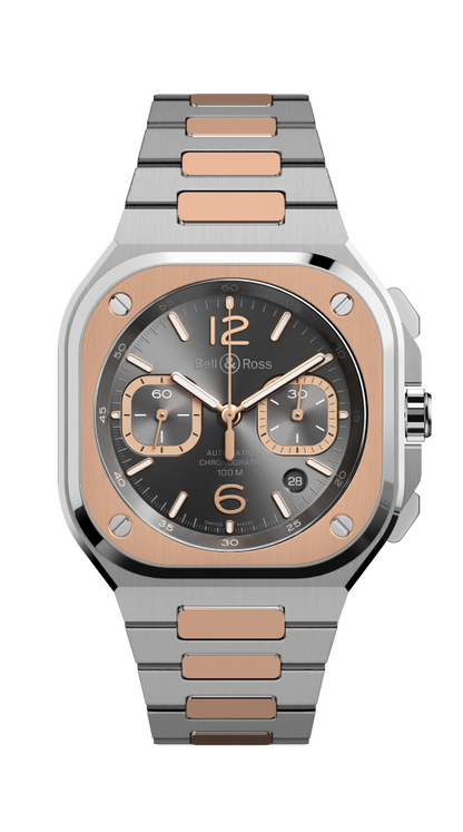 Bell & Ross BR-05 Chrono Grey Steel & Gold