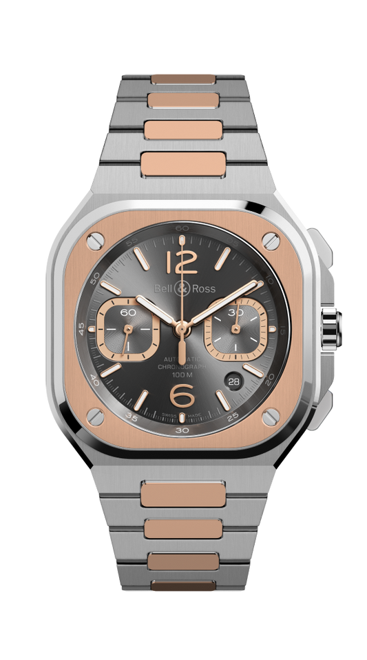 Bell & Ross BR-05 Chrono Grey Steel & Gold