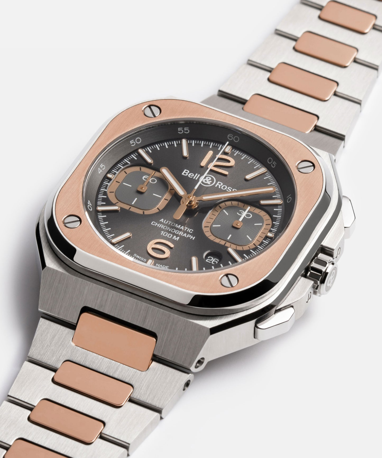 Bell & Ross BR-05 Chrono Grey Steel & Gold