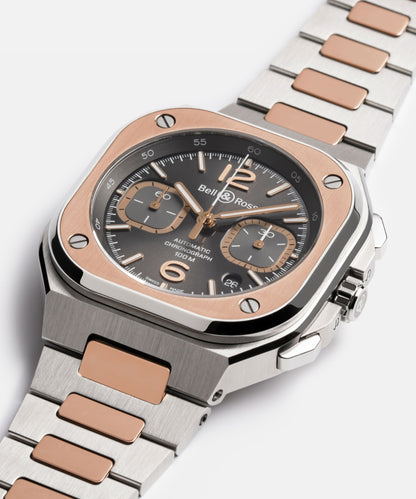 Bell & Ross BR-05 Chrono Grey Steel & Gold