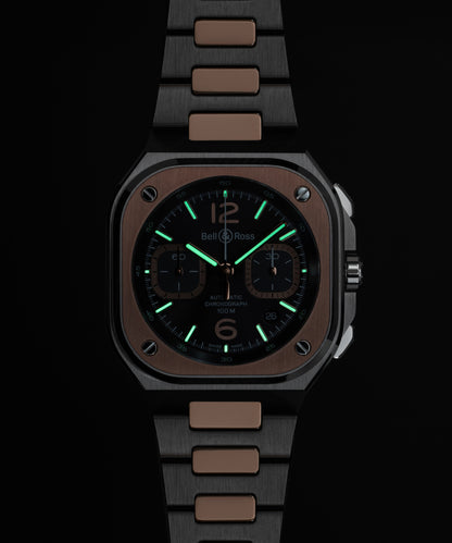 Bell & Ross BR-05 Chrono Grey Steel & Gold