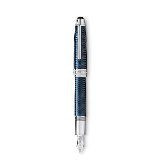 Montblanc Meisterstück Solitaire Blue Hour LeGrand Fountain Pen