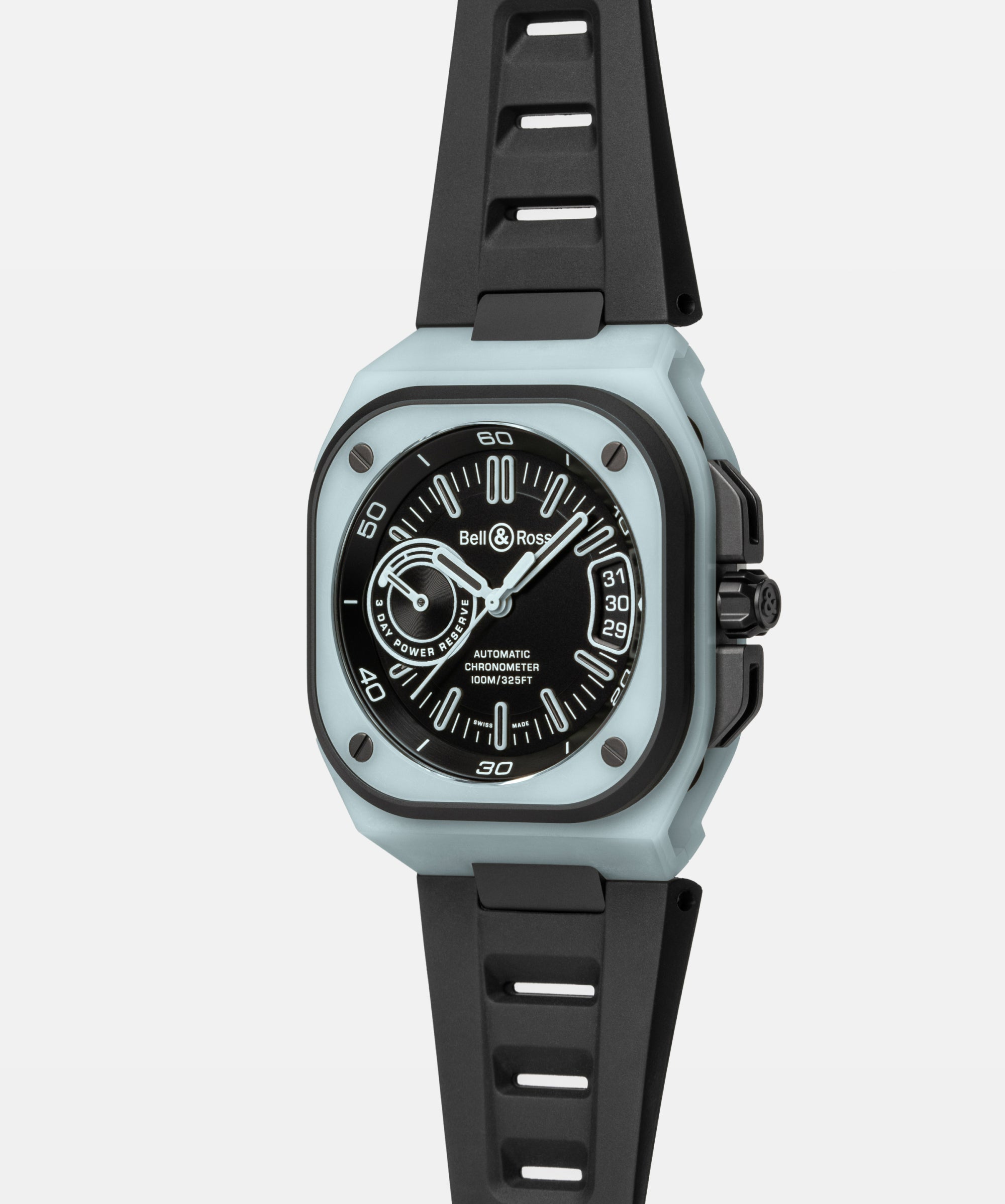 Bell & Ross BR-X5 Blue Lum Watch – MaddaloniJewel