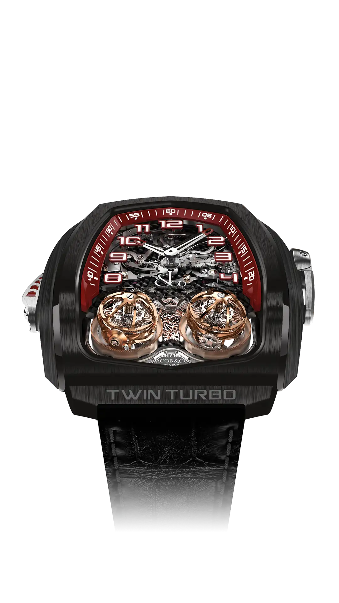 Twin Turbo |  Black DLC Titanium Jacob & Co.