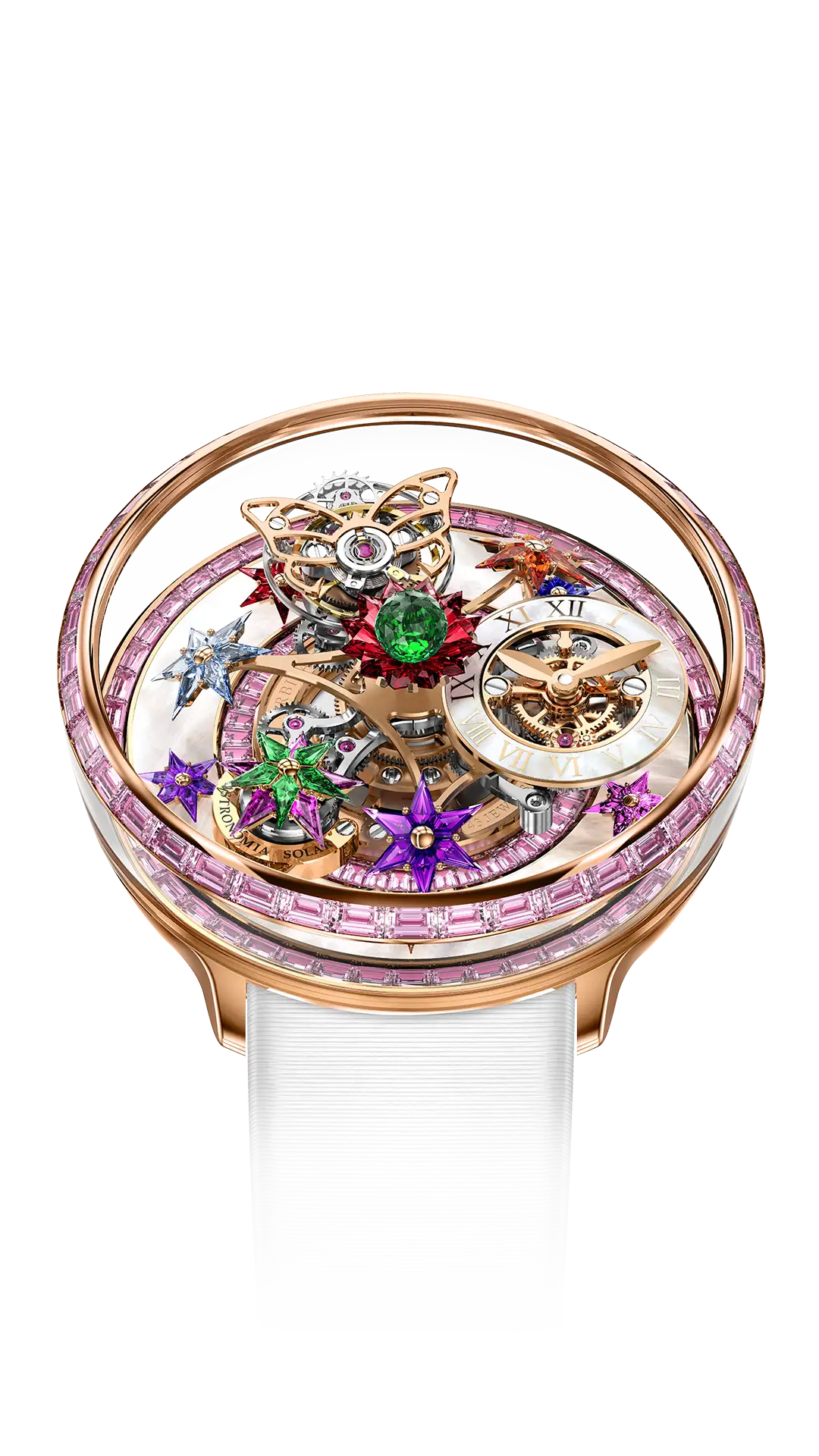 Fleurs de Jardin |  Rose Gold and Pink Sapphires Jacob & Co.