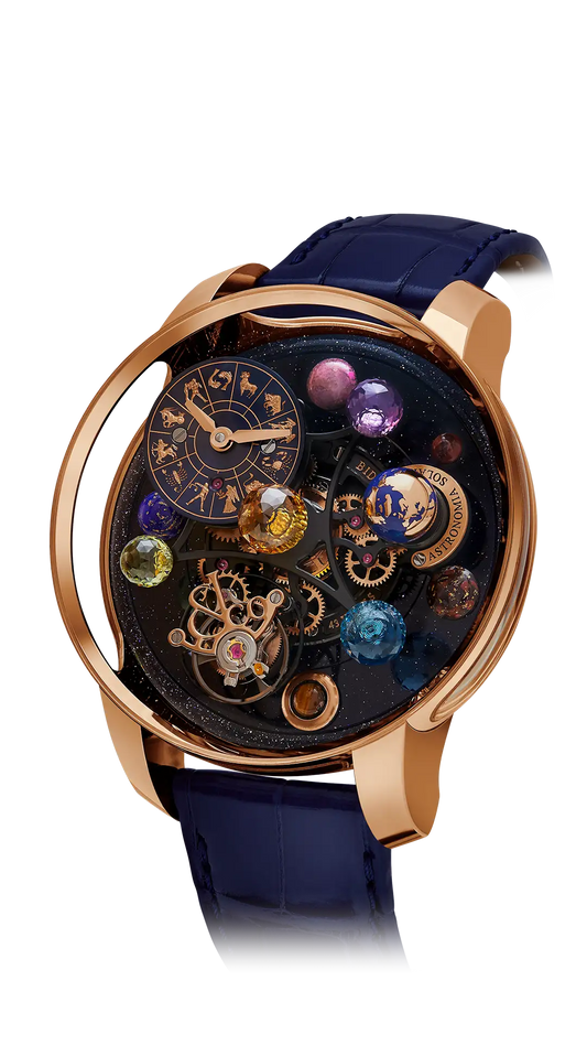 Astronomia Solar Zodiac |  Rose Gold Planets Zodiac Jacob & Co.