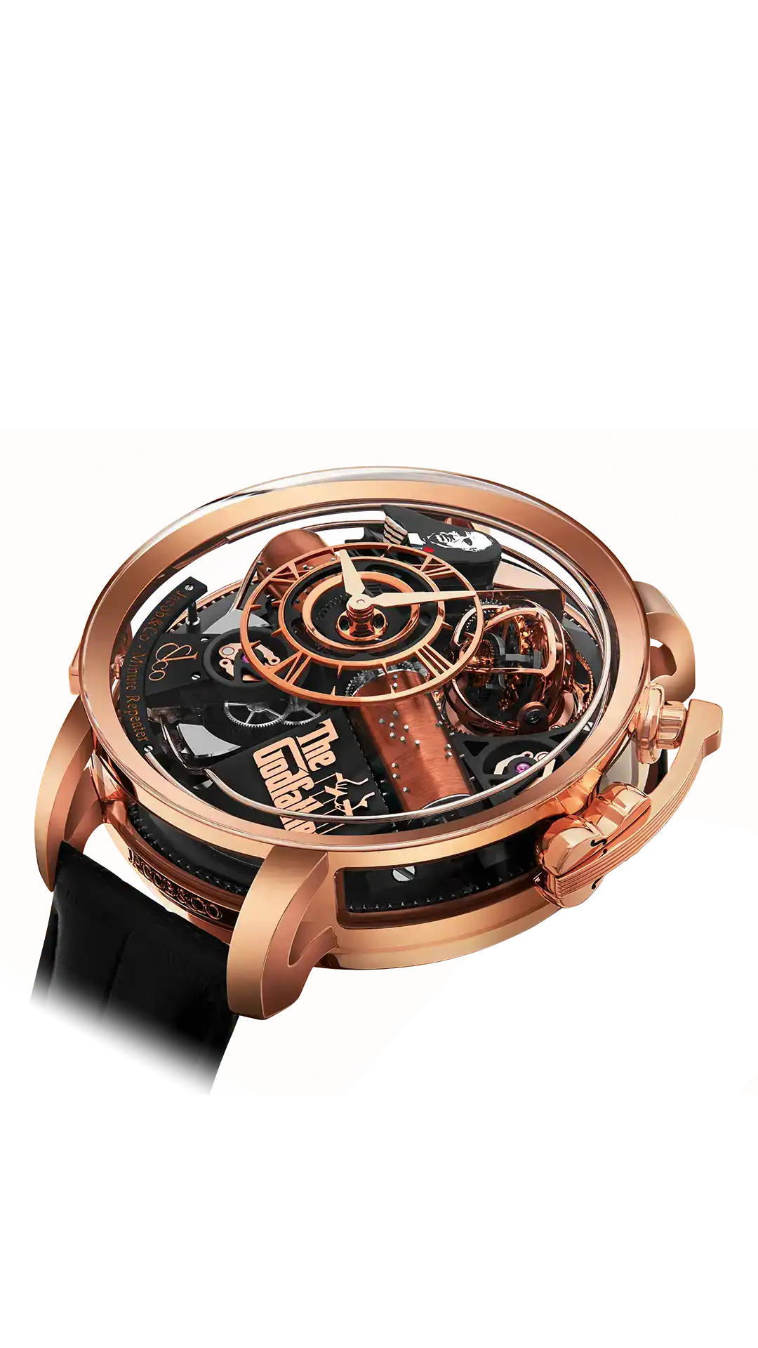 Opera Godfather Minute Repeater |  Rose Gold Jacob & Co.