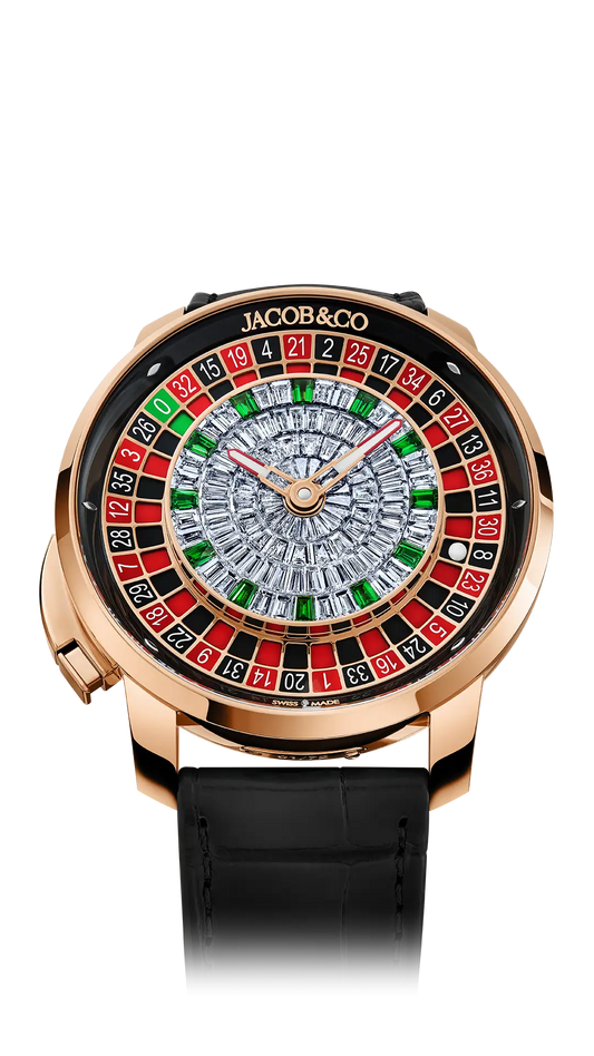 Casino Tourbillon ROSE GOLD BAGUETTE | Jacob & Co.