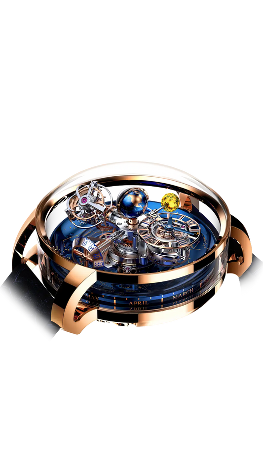 Astronomia Sky |  Rose Gold, Yellow Moon Jacob & Co.