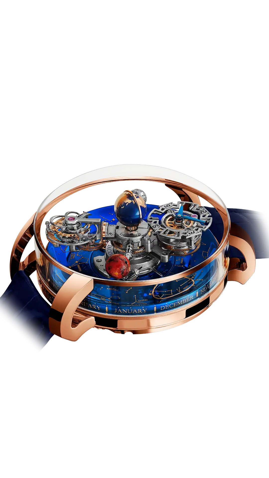 Astronomia Sky |  Rose Gold, Sapphire Mars Jacob & Co.