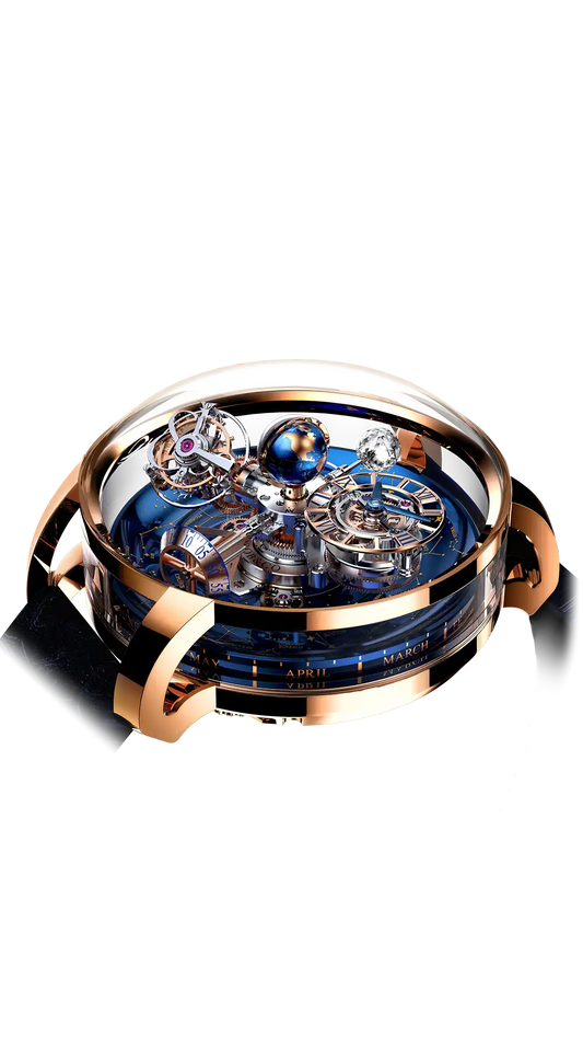 Astronomia Sky |  Rose Gold, White Moon Jacob & Co.