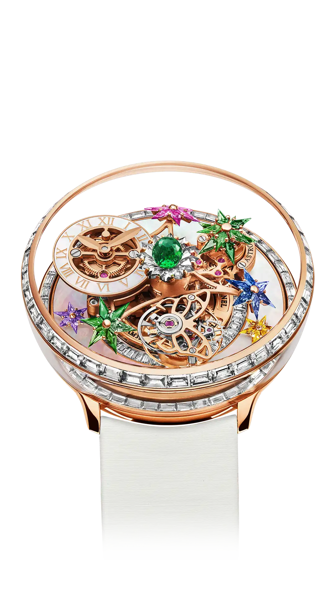 Fleurs de Jardin |  Rose Gold and Baguette Diamonds Jacob & Co.