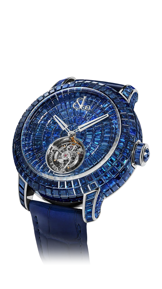 Caviar Tourbillon |  Blue Sapphires Jacob & Co.