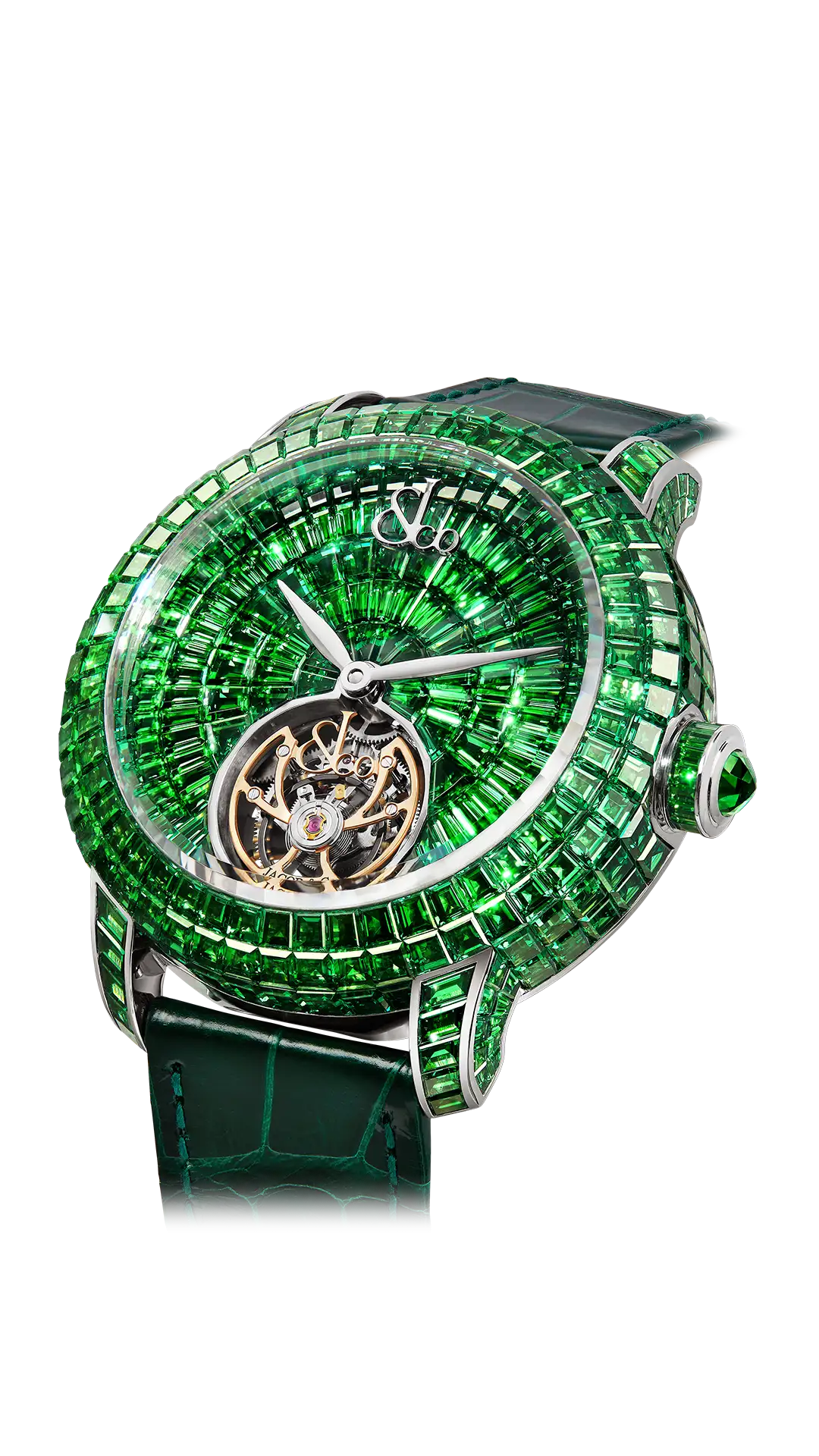 Caviar Tourbillon |  Tsavorites Jacob & Co.