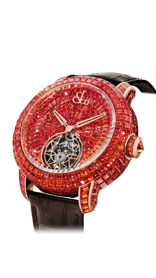 Caviar Tourbillon |  Orange Sapphires Jacob & Co.