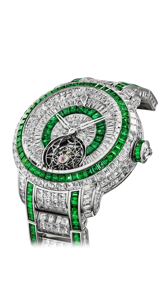 Caviar Tourbillon |  White Diamonds & Tsavorites Jacob & Co.