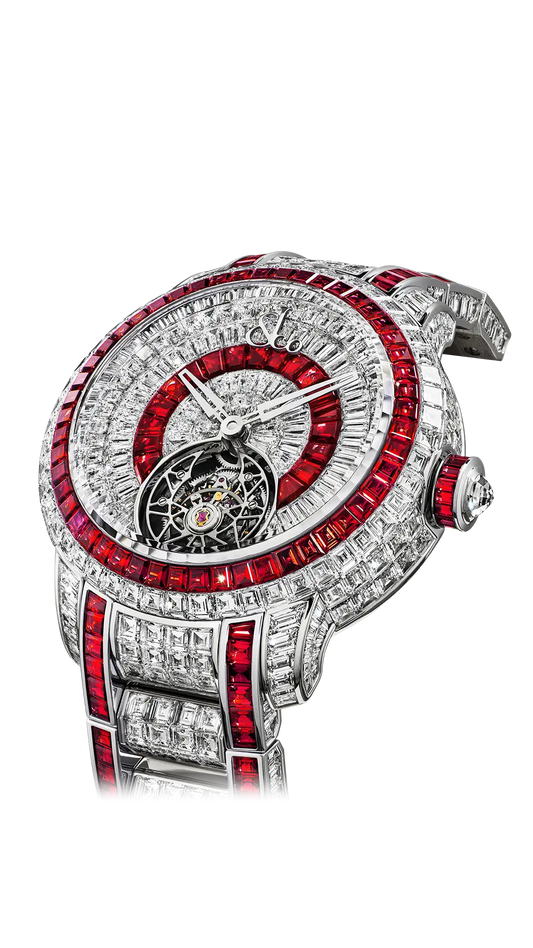 Caviar Tourbillon |  White Diamonds & Rubies Jacob & Co.