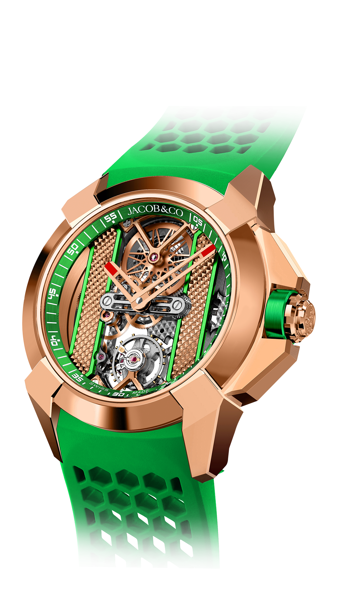 Epic X Bridges |  Rose Gold (Green) Jacob & Co.