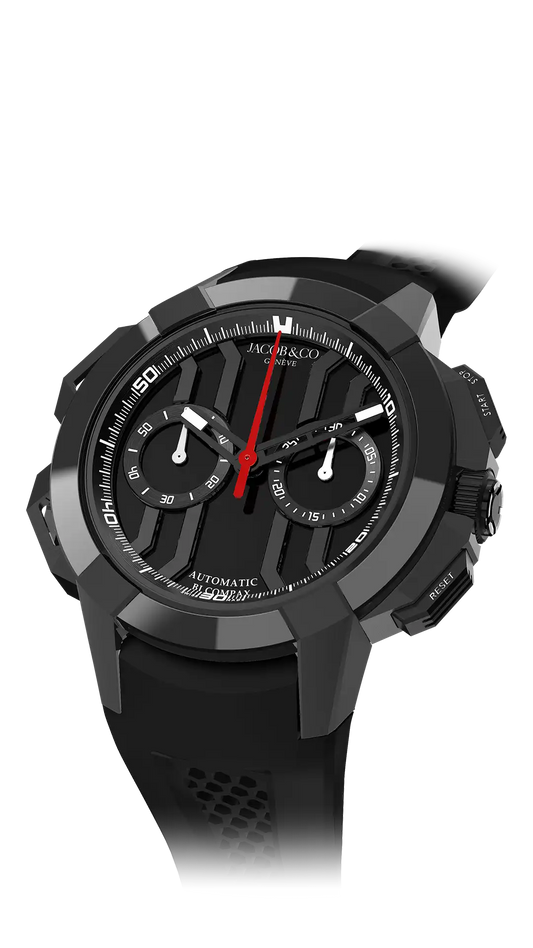 Epic X Chrono 44MM |  Black Titanium &  Black Ceramic Jacob & Co.