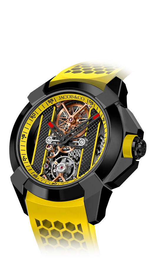 Epic X Bridges |  Black Steel (Yellow) Jacob & Co.