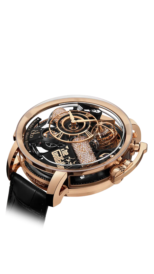 Opera Godfather Minute Repeater |  Rose Gold and Diamond Barrels Jacob & Co.