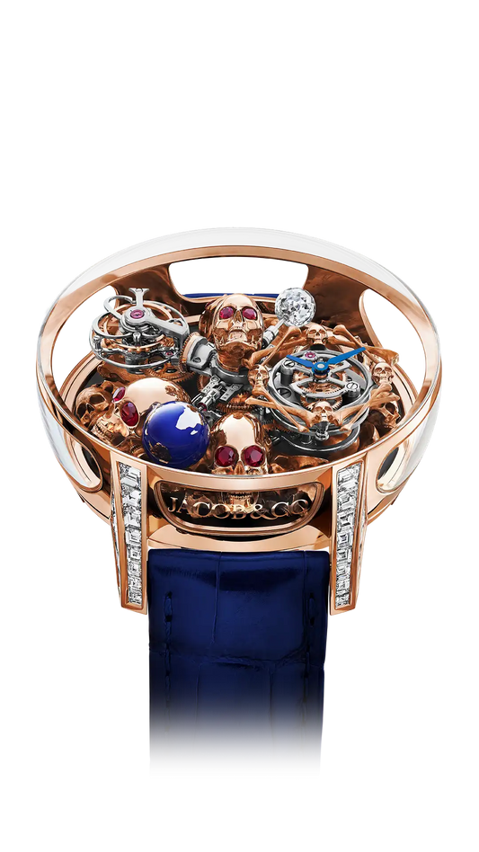 Astronomia Art |  4 Skulls (Rose Gold, Baguette) Jacob & Co.