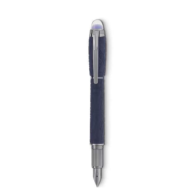 Montblanc Starwalker Space Blue Resin Fountain Pen (F)