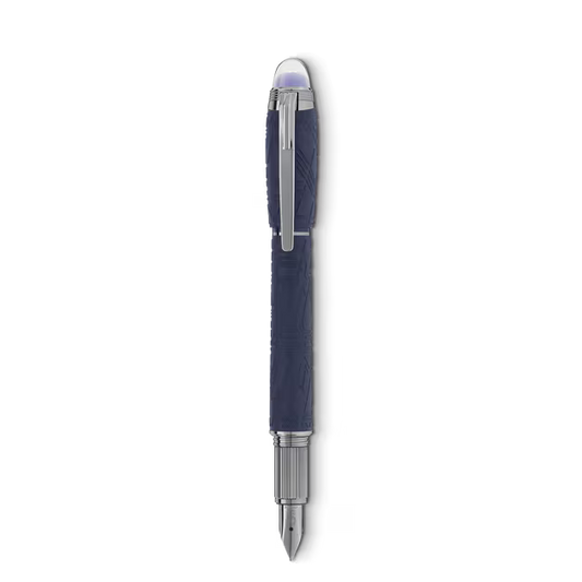 Montblanc Starwalker Space Blue Resin Fountain Pen (F)