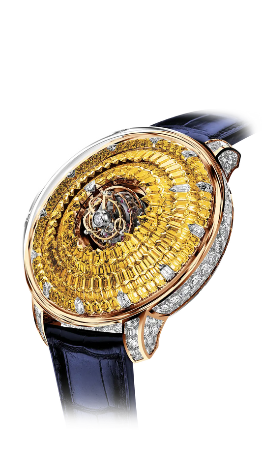 The Mystery Tourbillon |  Yellow Sapphires (Rose Gold) Jacob & Co.