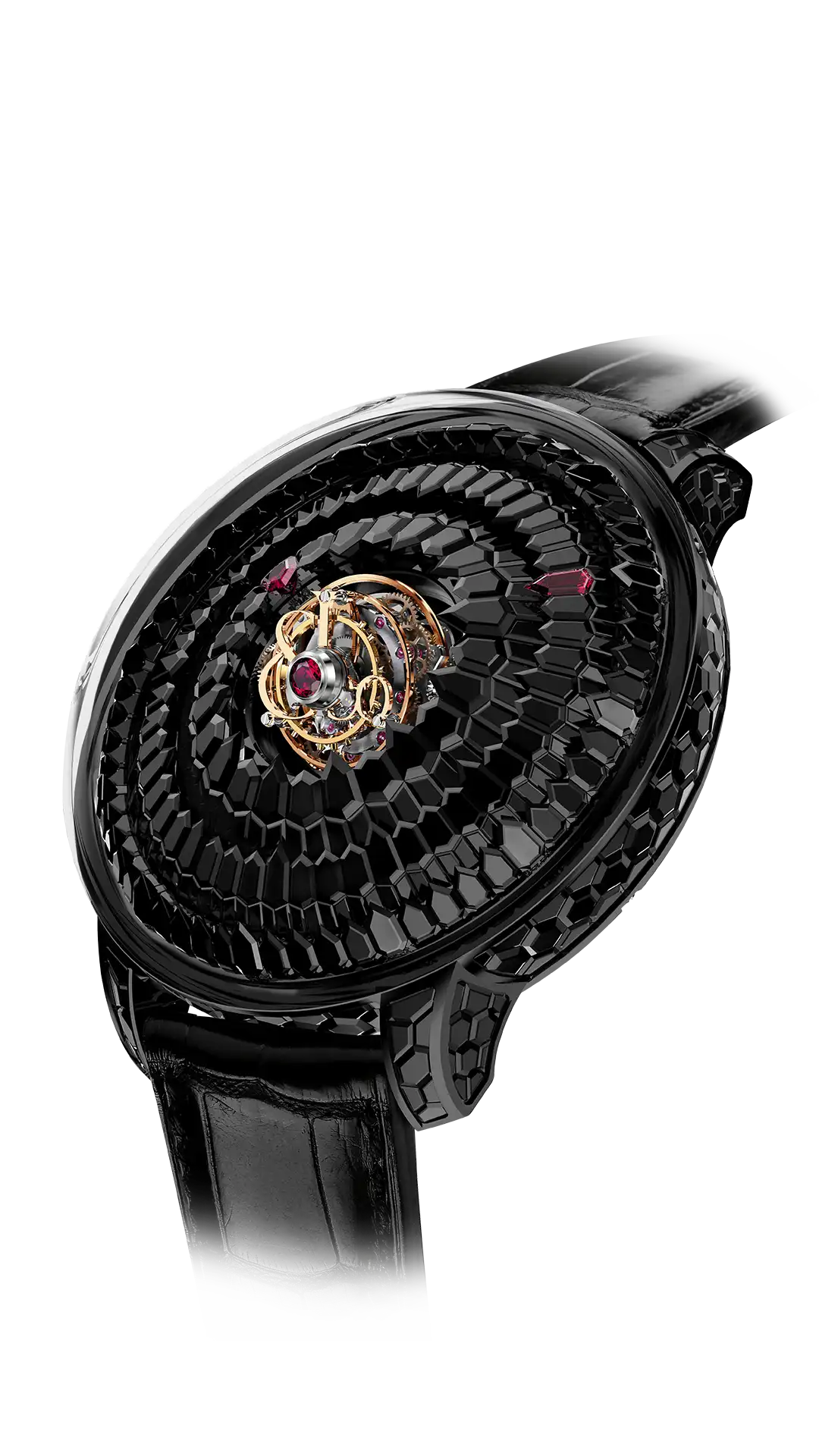 The Mystery Tourbillon |  Full Black Spinel (Black Gold) Jacob & Co.