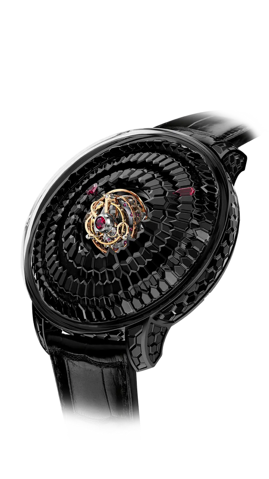 The Mystery Tourbillon |  Full Black Spinel (Black Gold) Jacob & Co.