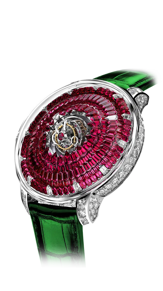 The Mystery Tourbillon |  Full Rubies (White Gold) Jacob & Co.