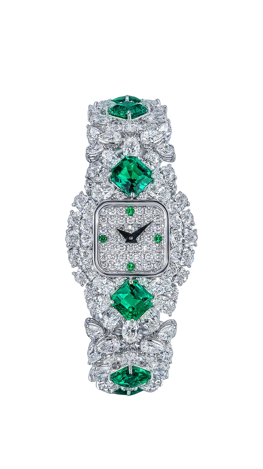 Boutique Watches |  The Emerald Flourish Boutique Watch Jacob & Co.