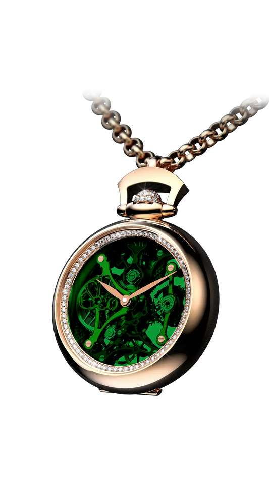 Brilliant Watch Pendant |  Green Jacob & Co.