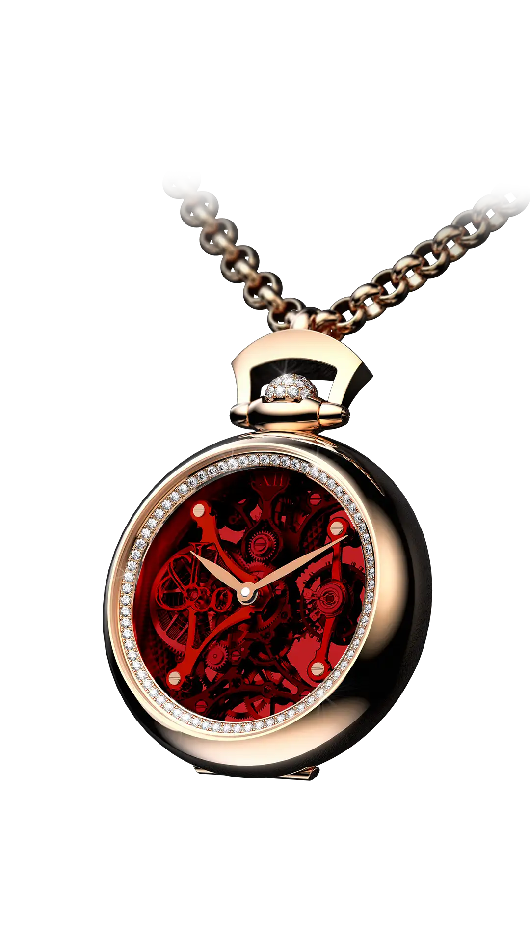 Brilliant Watch Pendant |  Red Jacob & Co.
