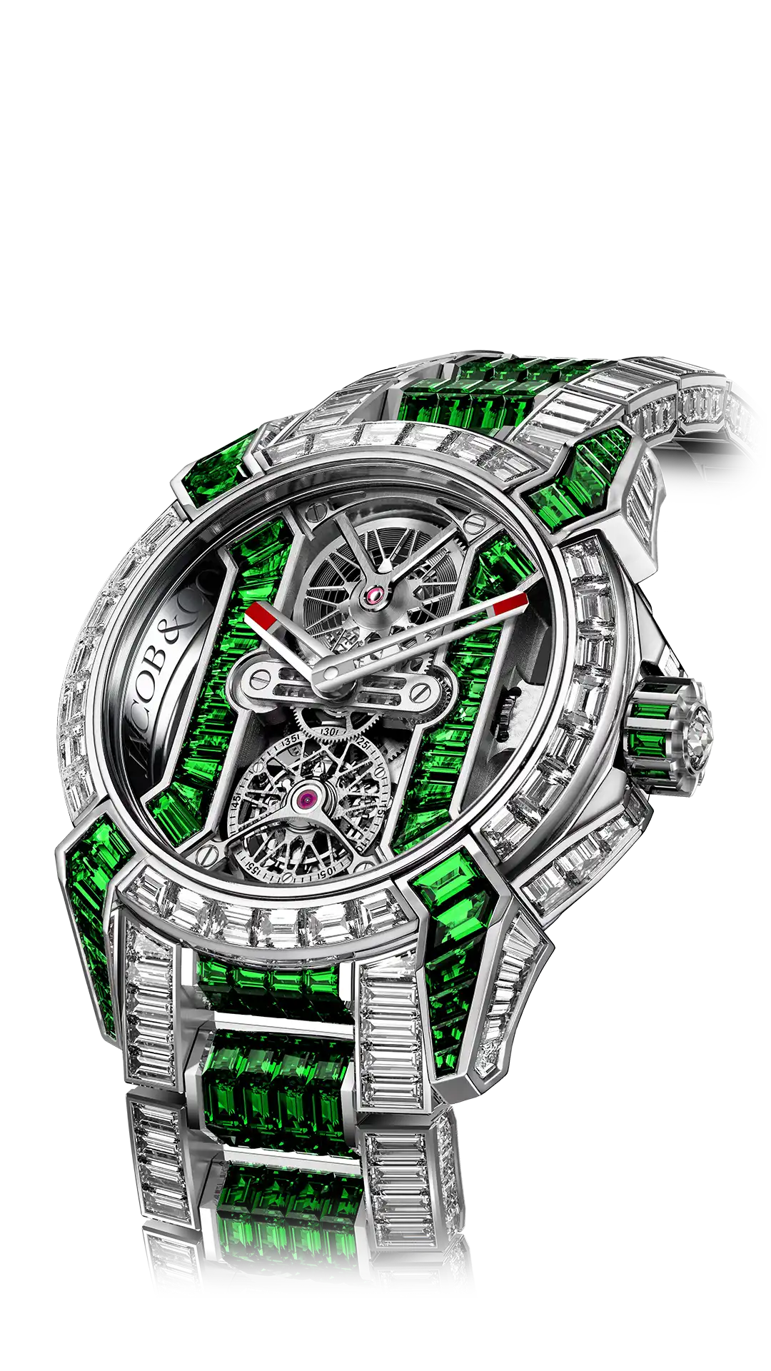 Epic X Tourbillon Baguette |  Diamonds & Tsavorites Jacob & Co.