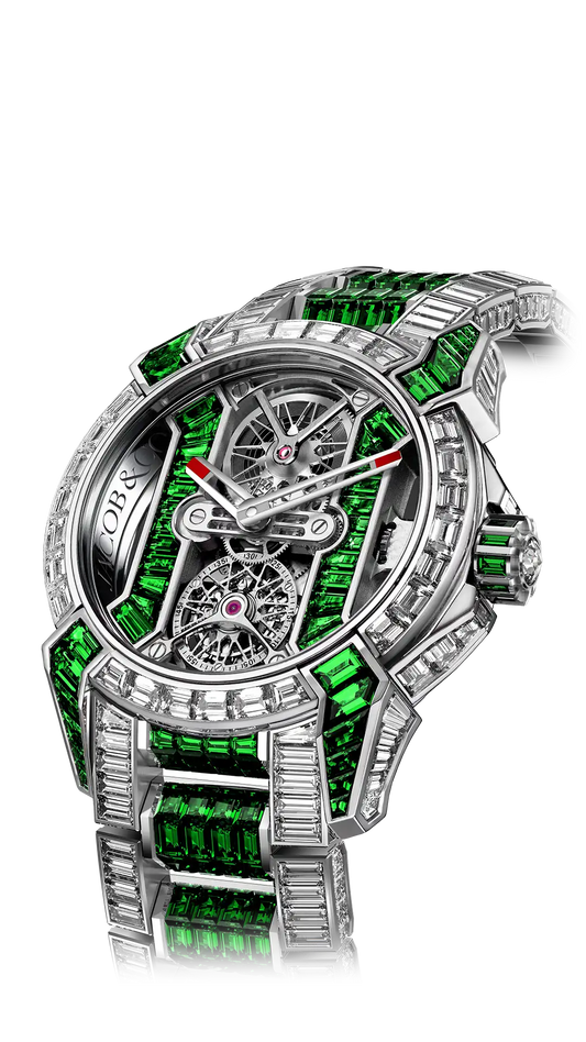 Epic X Tourbillon Baguette |  Diamonds & Tsavorites Jacob & Co.