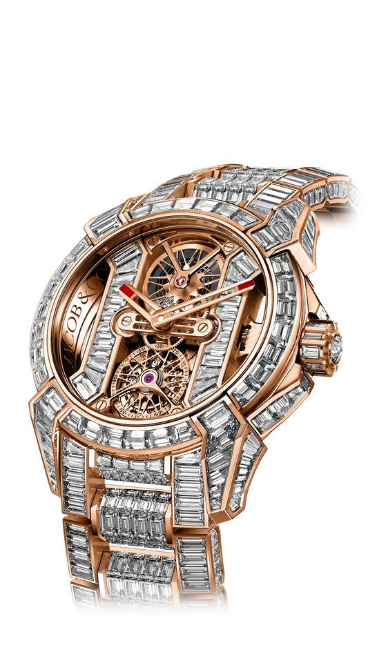 Epic X Tourbillon Baguette |   Rose Gold Tourbillion Jacob & Co.