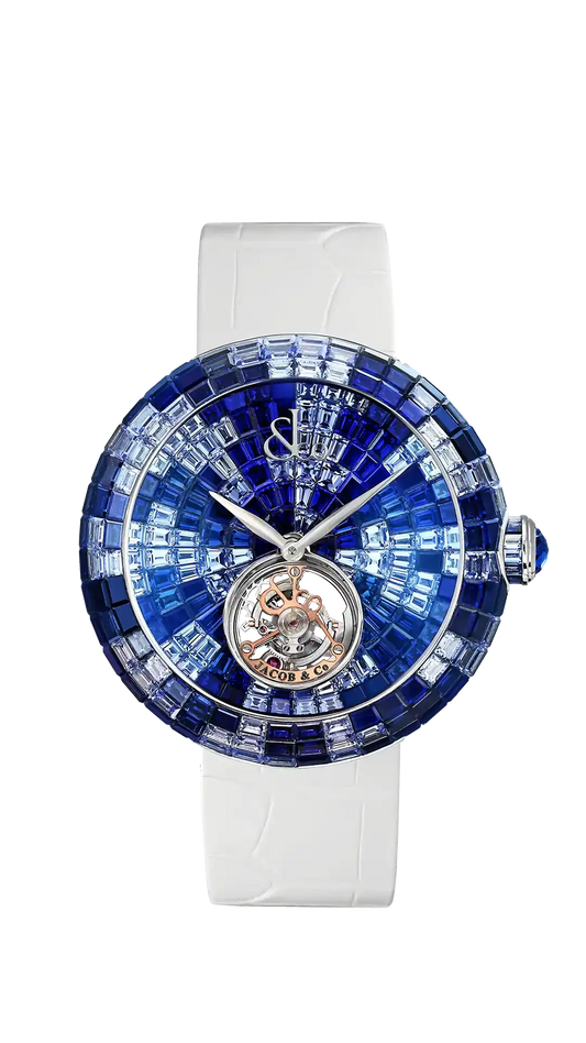 Brilliant Flying Tourbillon |  Blue Shades (White Gold) Jacob & Co.