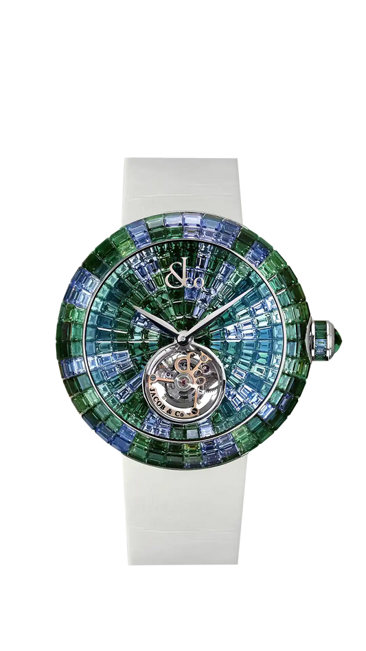 Brilliant Flying Tourbillon |  Green Camouflage (White Gold) Jacob & Co.