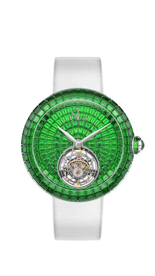 Brilliant Flying Tourbillon |  Tsavorites (White Gold) Jacob & Co.